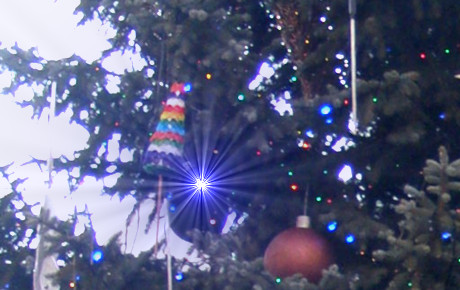 Ozdoba na liberecký vánoční stromek